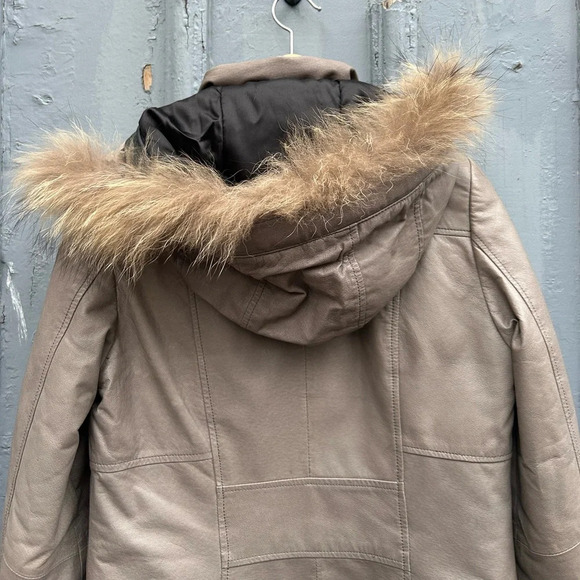 Danier Leather Winter Parka, size XXS - Picture 6 of 14